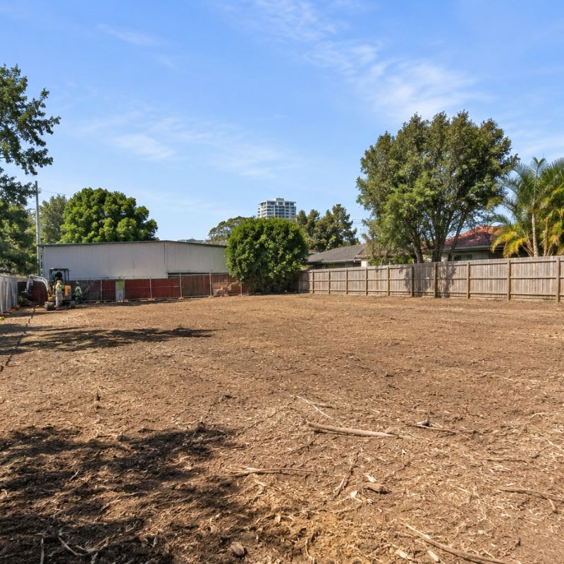 commercial development block cleared and ready for construction trades