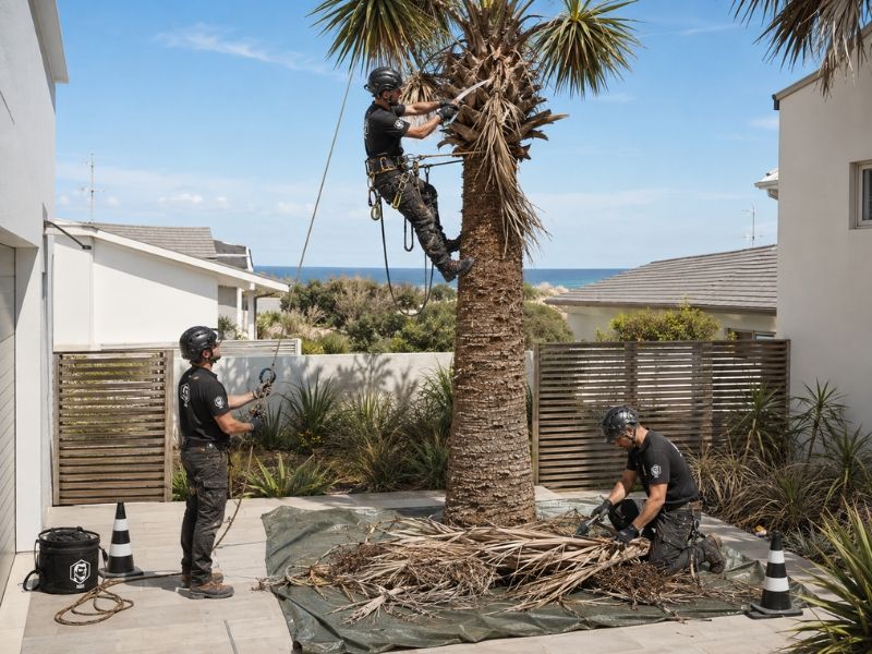 The Yard crew working in Curl Curl