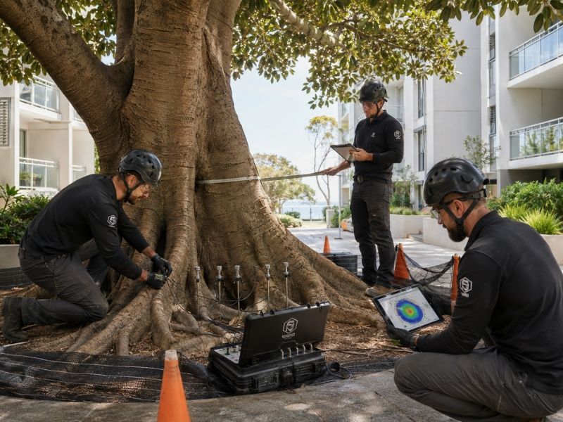 The Yard crew working in Dee Why