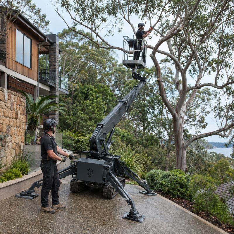 Recent tree work near Church Point