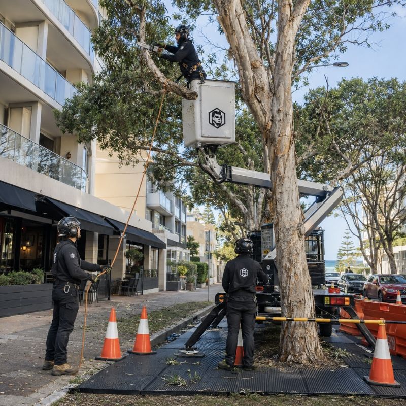 The Yard arborist at work in Dee Why