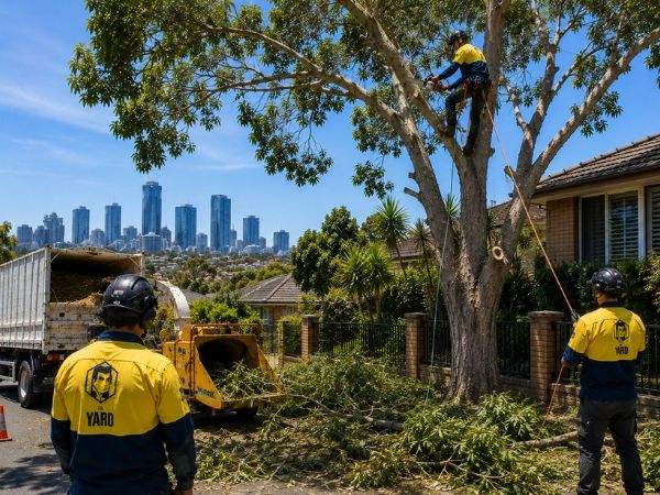 Crown pruning of a mature tree