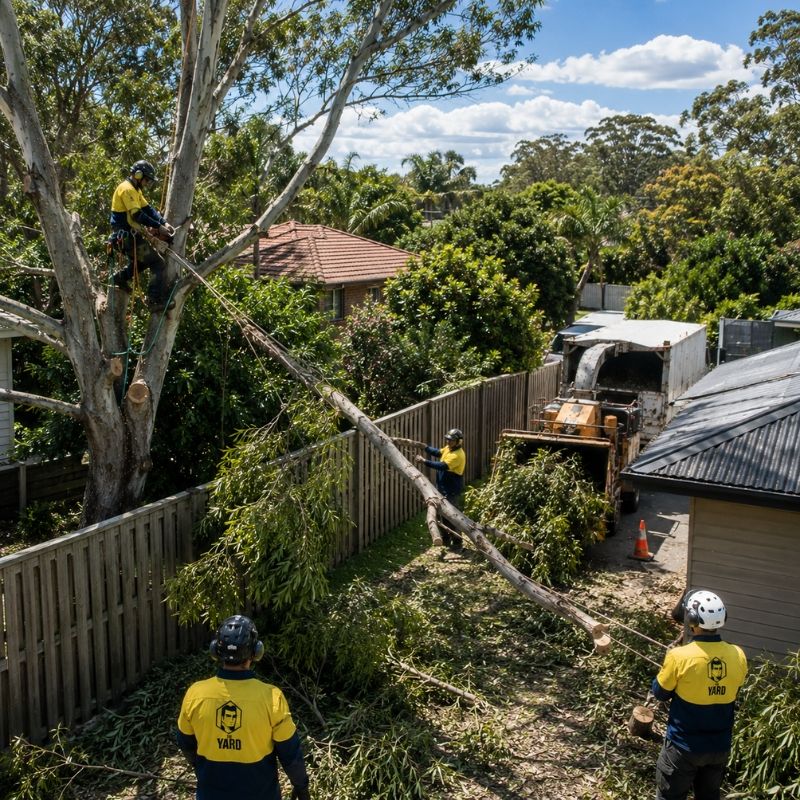 The Yard team completing tree work in the Northern Beaches